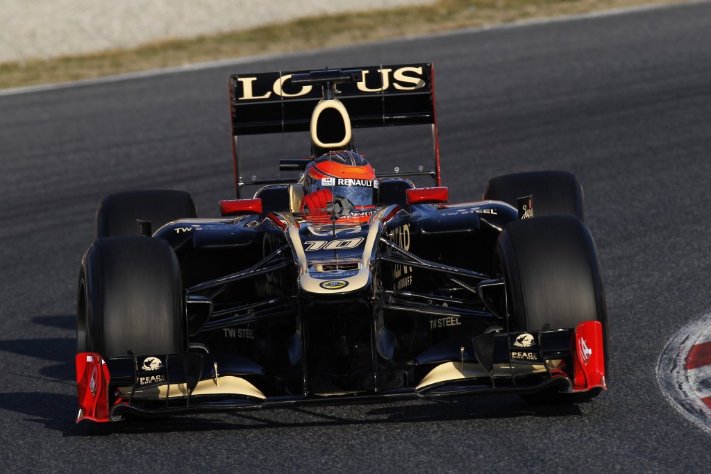 Lotus har igen fået styr på deres racer
(Foto: Lotus F1 Team)